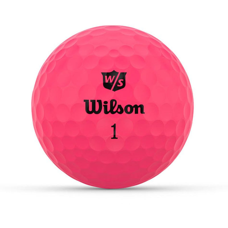 Wilson Balles DX2 Optix Rose (boite de 12) avec prix dégressif Balles Wilson