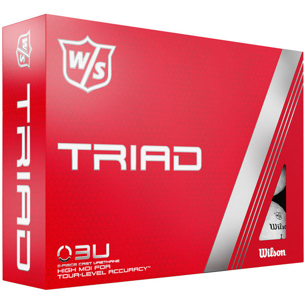 Wilson Balles Triad  (Boite de 1 douzaine) - Golf ProShop Demo