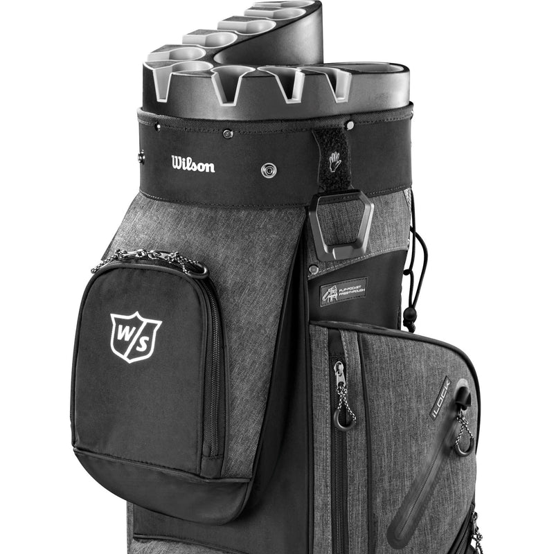 Wilson Staff sac de golf I-lock III Noir Gris Sacs chariot Wilson