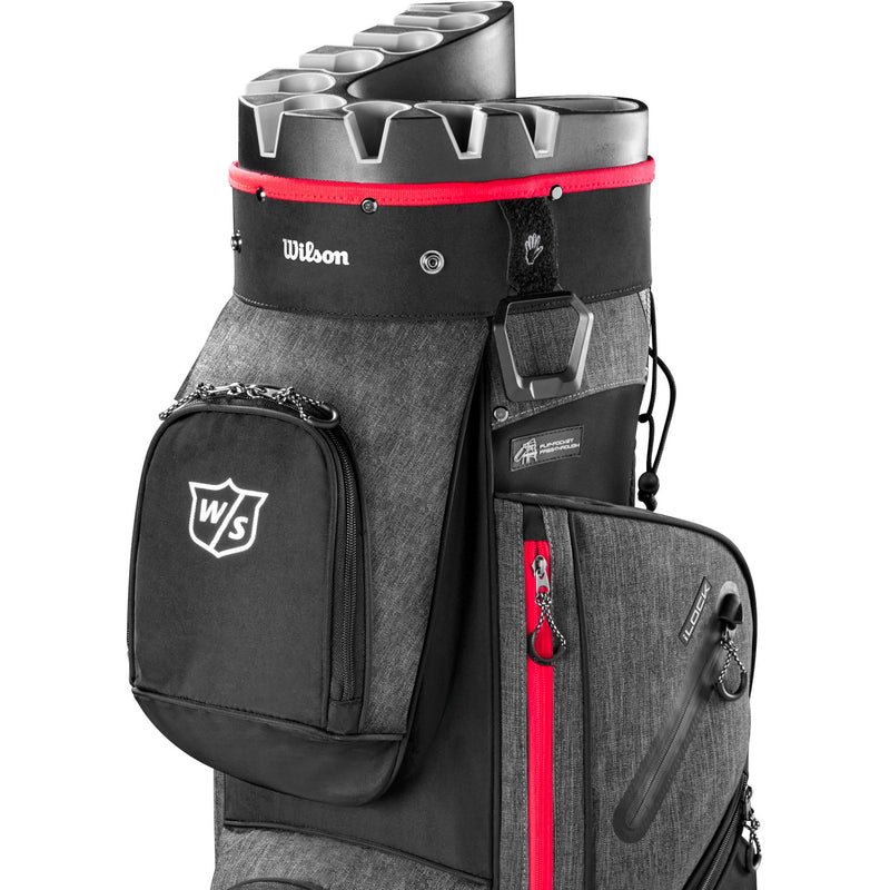 Wilson Staff sac de golf I-lock III noir rouge Sacs chariot Wilson